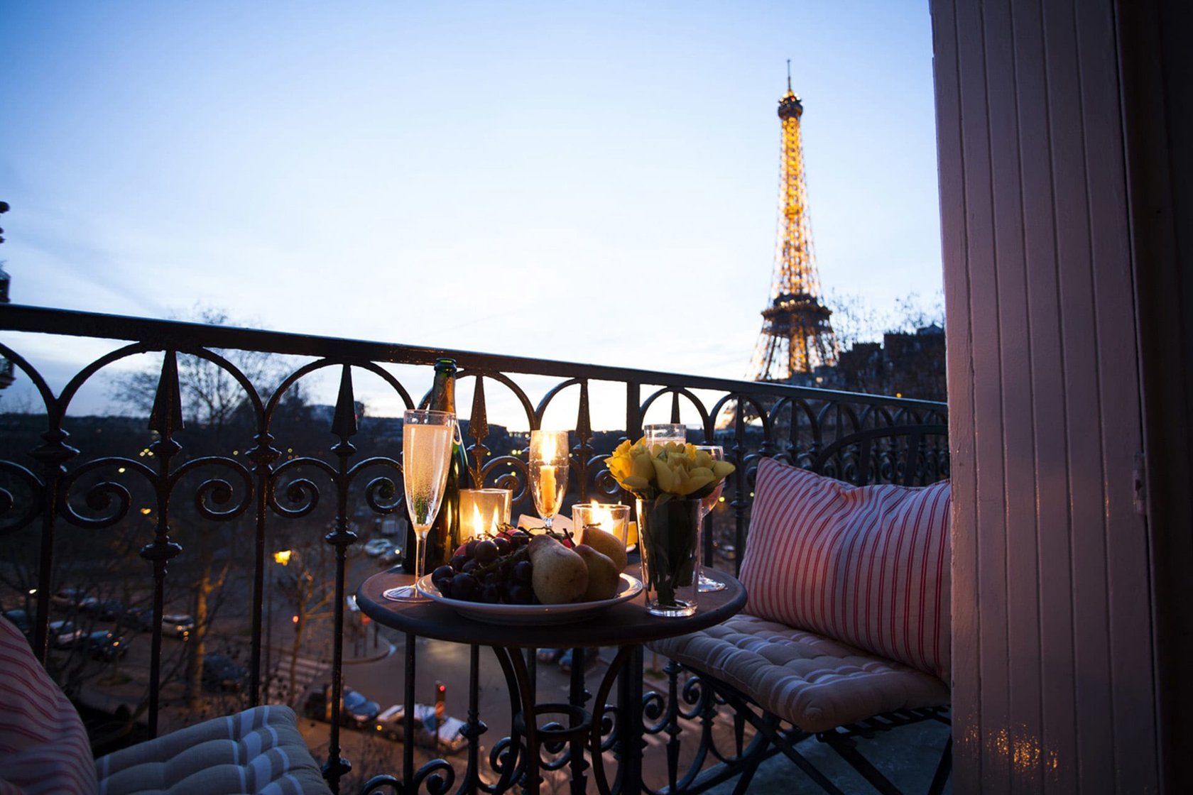 Paris apartment with Eiffel Tower views