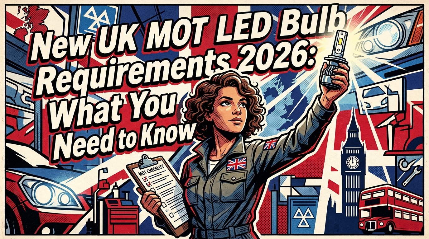 New UK MOT LED Bulb Requirements 2026: What You Need to Know
