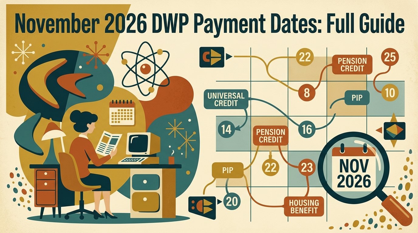 November 2026 DWP Payment Dates: Full Guide